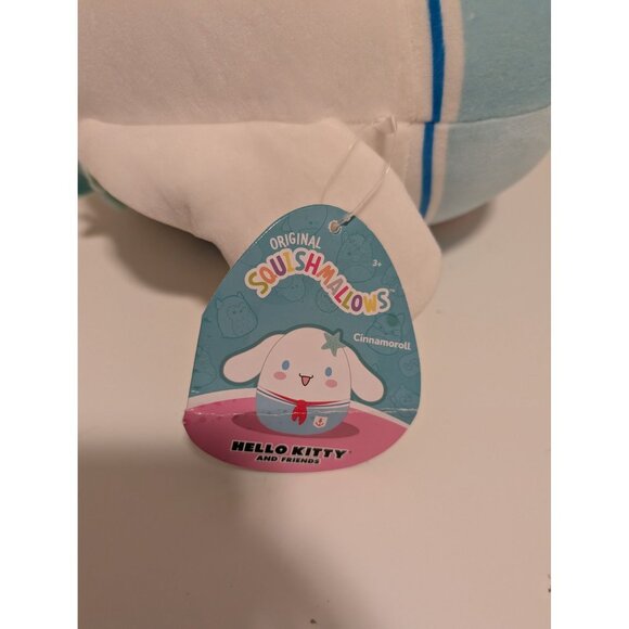 Cinnamoroll Squishmallows Plush Toy Hello Kitty & Friends White & Light Blue - Picture 5 of 7